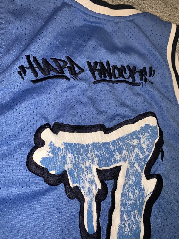 Vintage School of Hard Knocks Basketball Jersey #7 SOHK XXL CAROLINA BLUE 🔥 gallery