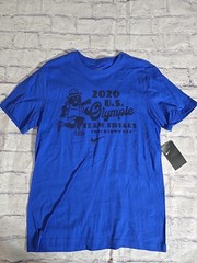 NWT Nike 2020 Track US Olympic Team Trials Men’s Small Game Royal Blue T-shirt