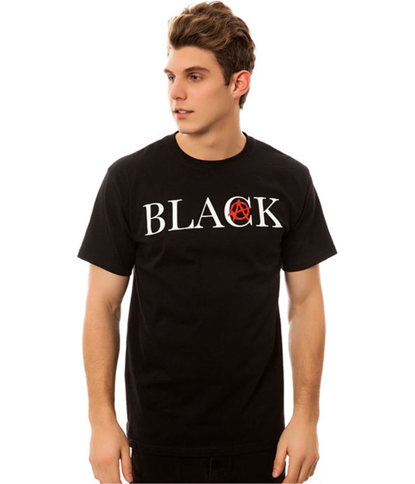 Black Scale Mens The Anarchy Logotype Graphic T-Shirt, black, XL gallery