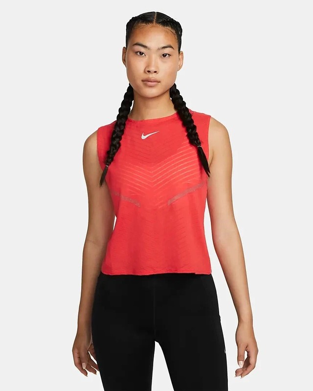 Nike Dri-FIT ADV Women’s Red Sleeveless Tank Top Breathable Moisture Wicking gallery