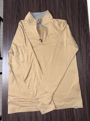 5.11 Tactical Beige Gray 1/4 Zip Mock Neck Pullover Long Sleeve Men’s Size M