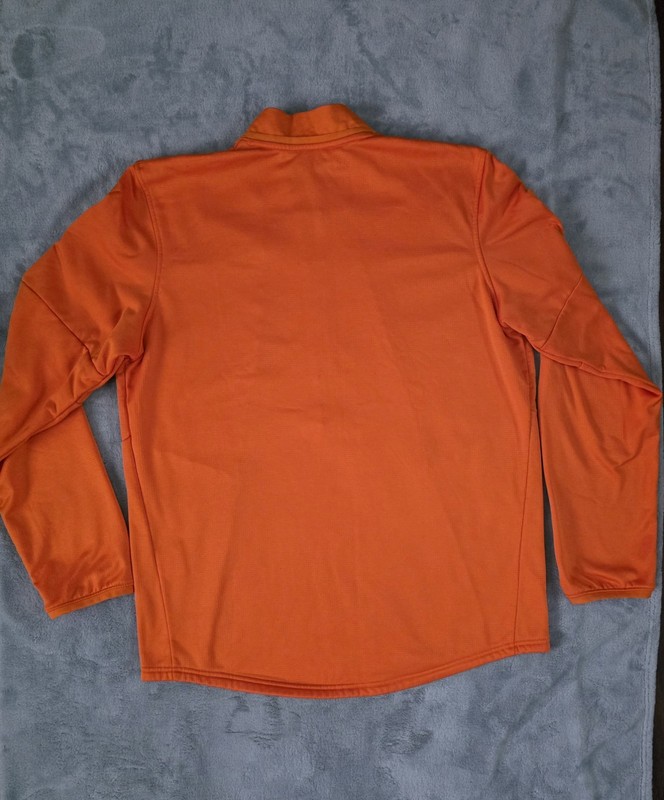 Under Armour ColdGear 1/2 Zip Pullover Men's Large Orange Loose Fit Jacket gallery