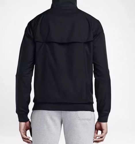 Nike MEN'S Sportswear Windrunner Black White Running Jacket SIZE 2XL BRAND NEW gallery