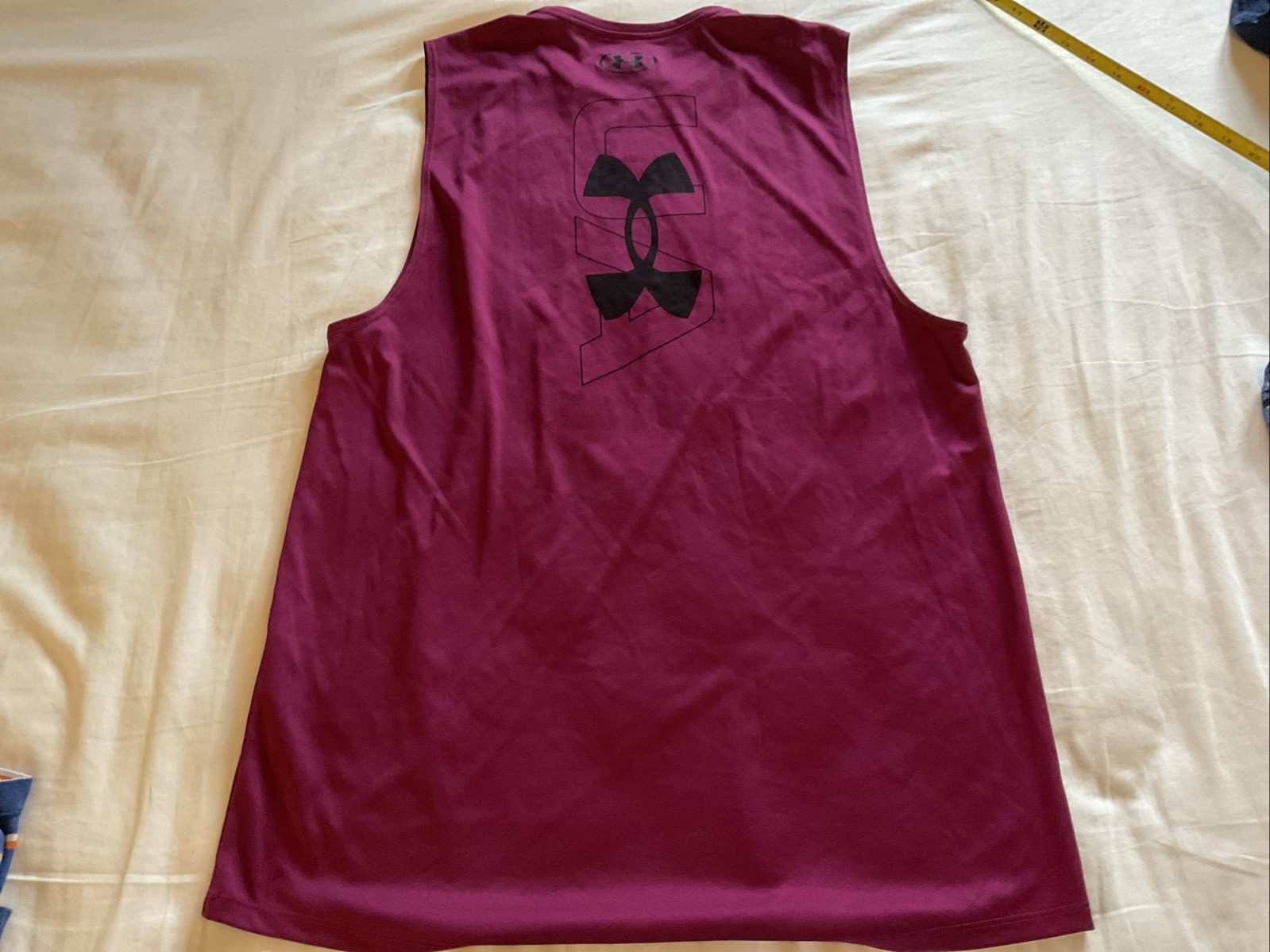 Under Armour Sleeveless Compression Shirt Maroon Size Md/ M/ M gallery