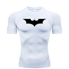 Men Compression Shirt Quick Dry Breathable Gym Workout Tight Sports T Shirt