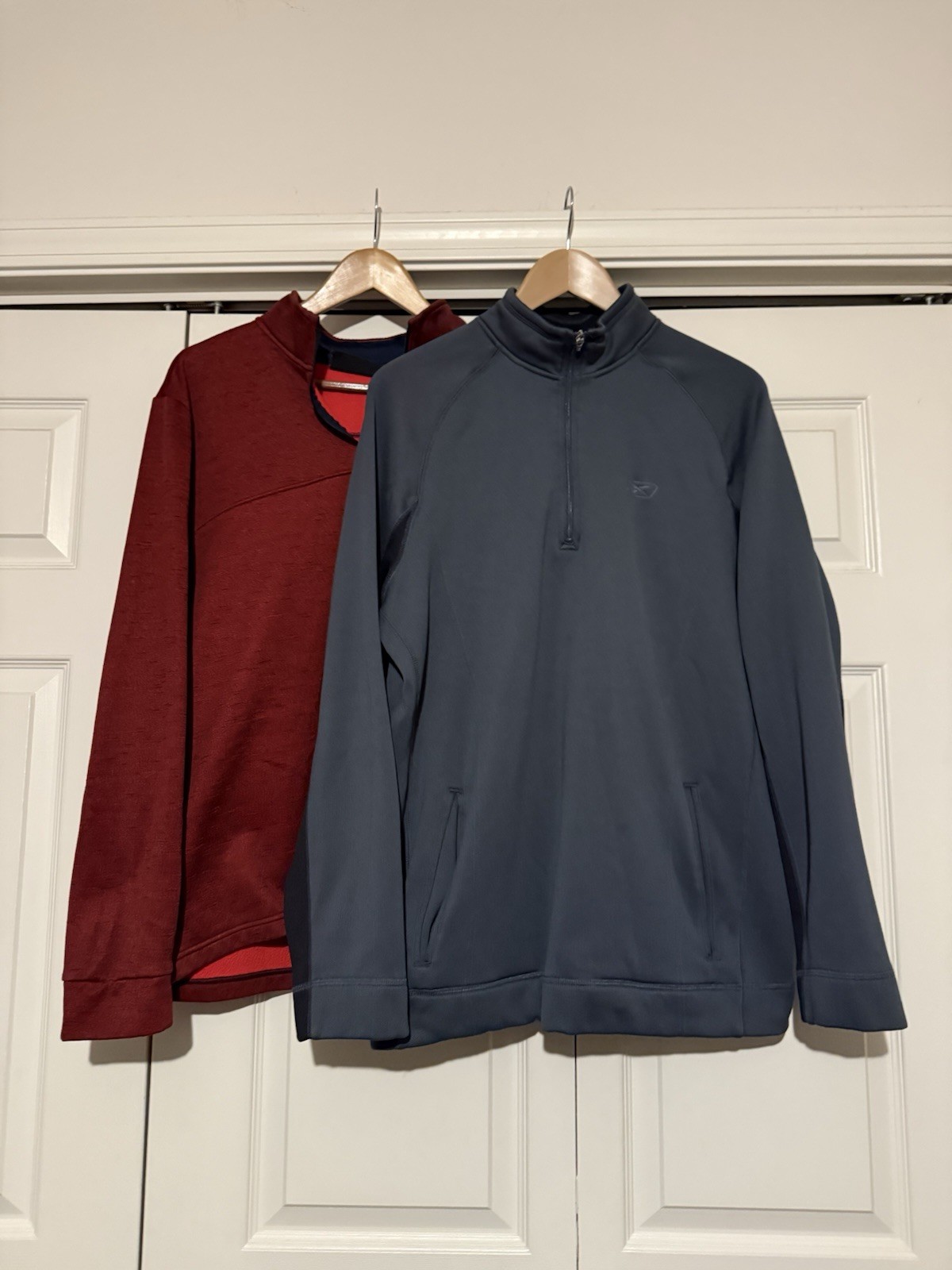 Two Quarter Zips Red Under Armor Size XL And Gray Reebok Size XL gallery