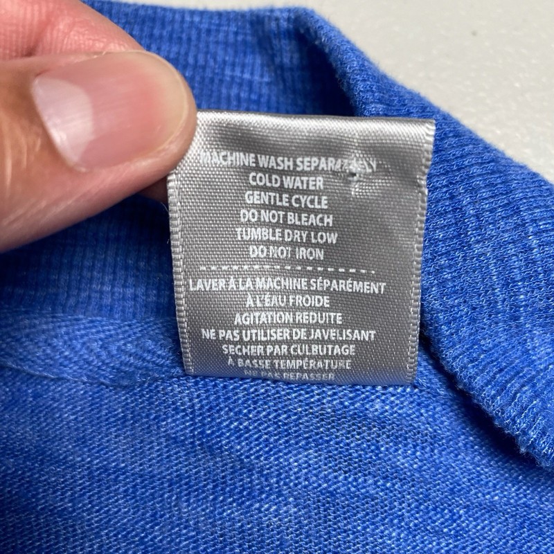 Treyburn Country Club Levelwear 1/4 Zip Sweater M Mens Blue Heathered gallery