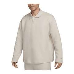 Nike Tech Fleece Reimagined Polo Light Orewood Brown Men’s Sz Large FZ7570-104