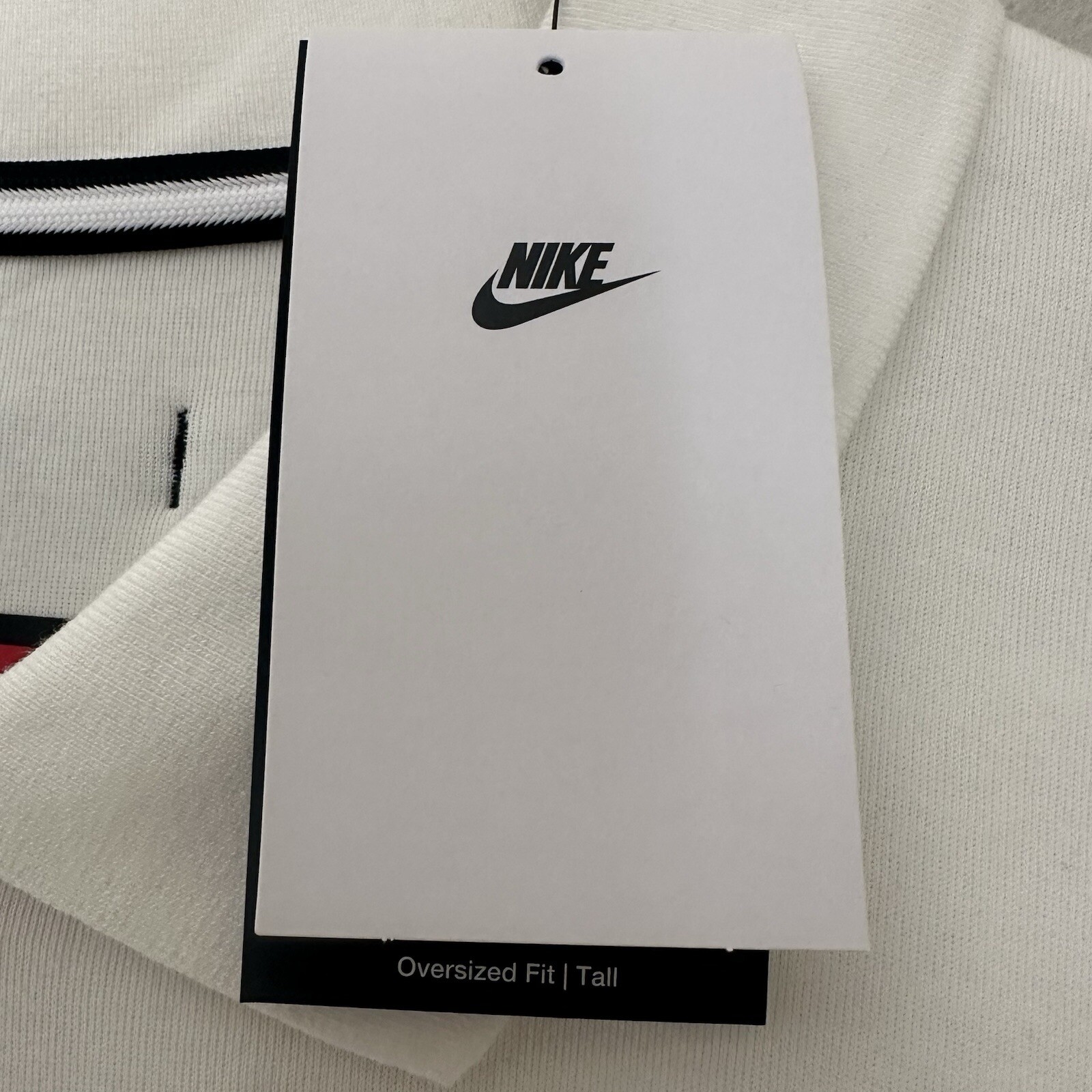 Nike Tech Fleece Reimagined 2 Button Top Sail FN3401-133 Men's Size LT NWT gallery