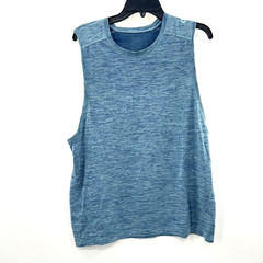 Lululemon Metal Vent Tech Muscle Tank Shirt Mens L Yoga Running Gym Crossfit EUC