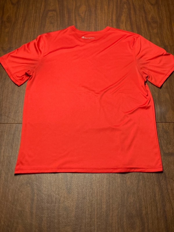 (4) Champion Double Dry Tee - L - Green - Red - Maroon - Gray gallery