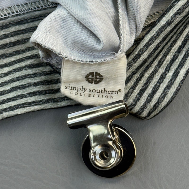 Simply Southern Collection Pullover Mens 2XL Stripe Performance 1/4 Zip Golf gallery