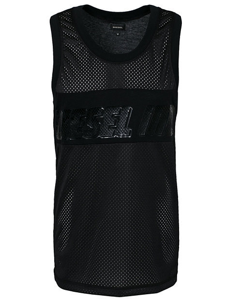 Diesel T-Lugo Men's Designer Luxury Mesh Jersey Tank Top 2 Colors gallery