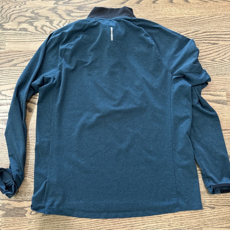 REI Co-op 1/4 Zip Base Layer Pullover Aquamarine emerald green Large L gallery