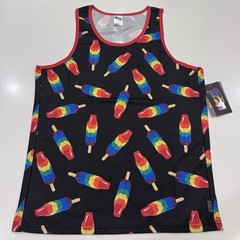 Uzzi Performance Gear Mens Muscle Shirt Tank PRIDE Popsicle Pride Size SMALL
