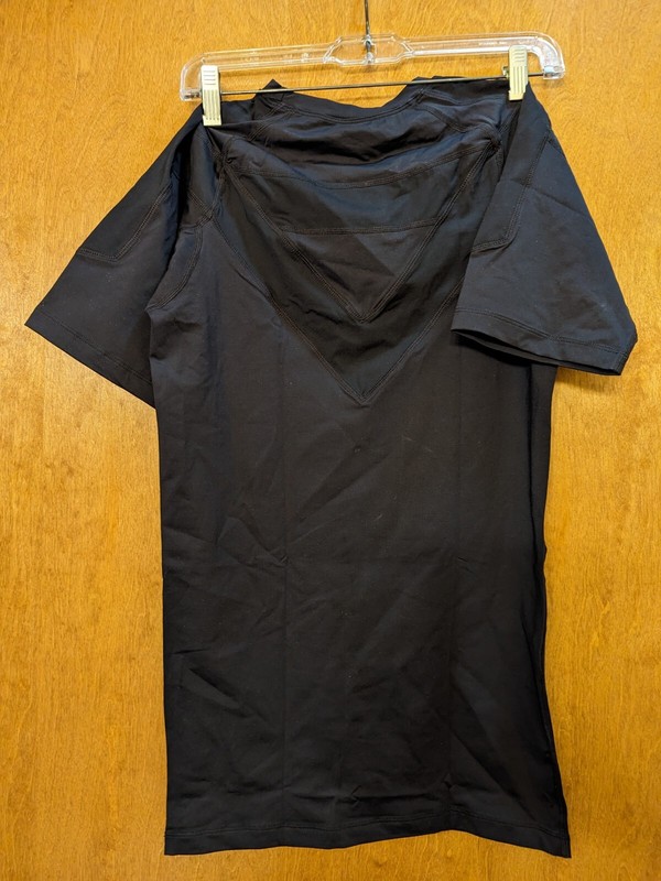 DFND Recovery Compression Training Short Sleeve Shirt Running Black Large MC218 gallery
