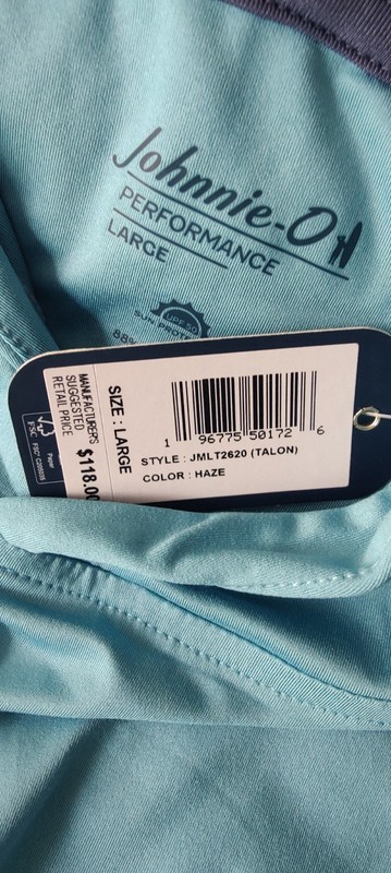 NWT LARGE johnnie-O Talon Performance Hoodie Pullover MSRP $118 gallery