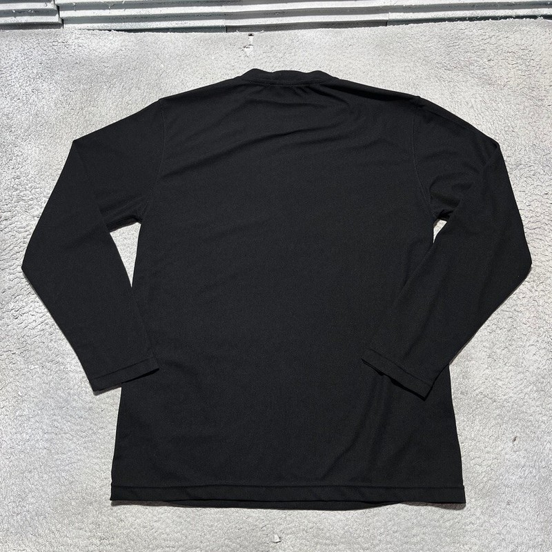Apple Logo Employee Engineer Shirt Mens Medium Black Long Sleeve Steve Jobs Rare gallery