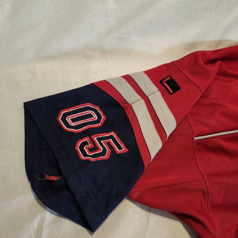 Vintage FUBU Sport The Collection 05 Red Stitch Jersey Y2k Mens Size XL gallery