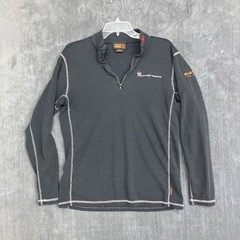 Ariat FR Work 1/4 Zip Polartec Shirt Mens Small Black Base Layer Cat 2 2112 LOGO