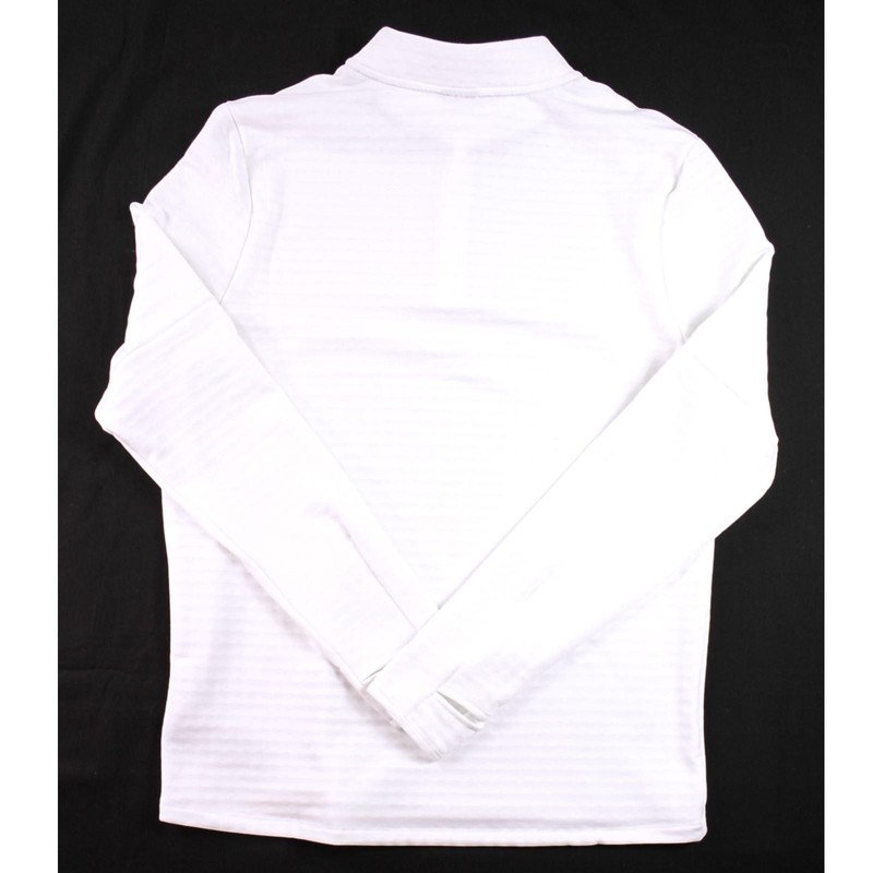 Spyder Active Mens M 1/4 Zip Pullover Shirt White Long Sleeve Performance $88NEW gallery