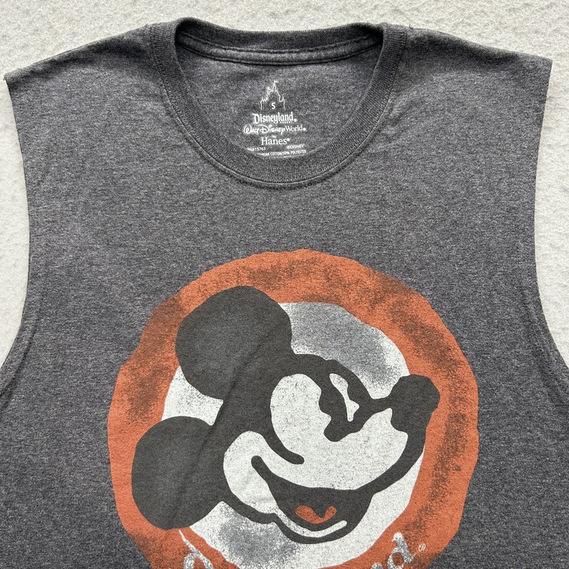 Disneyland Mickey Mouse Men's Tank Top Size Small Gray gallery