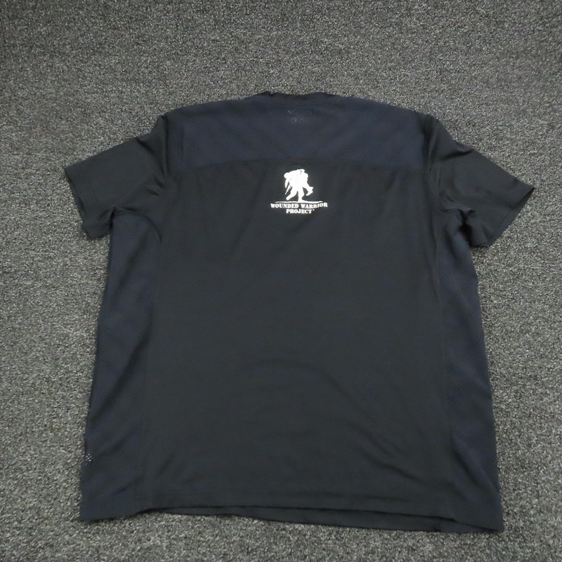 Under Armour Shirt Mens XL Black HeatGear Wounded Warrior Project UA Freedom gallery
