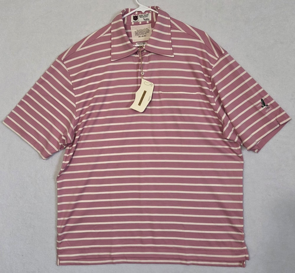 Iliac Men's Golf Polo Black Short Sleeve Size XL Manasquan River GC 1922 NWT