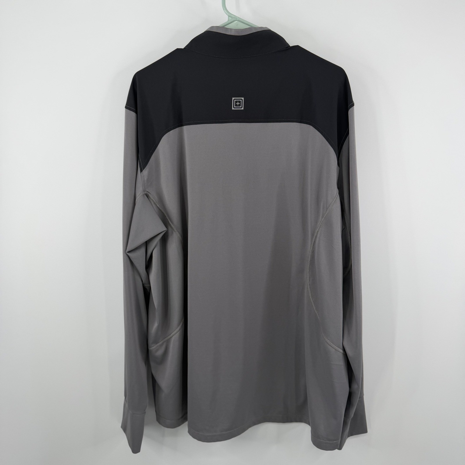 5.11 Tactical 1/4 Zip Pullover Mens 2XL Gray Long Sleeve Performance Shirt gallery