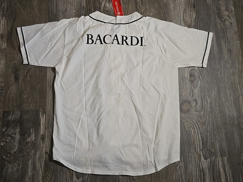Bacardi Baseball Jersey NEW Size Large gallery