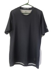 Nike pro men’s dry fit shirt Compression size large color bluish gray