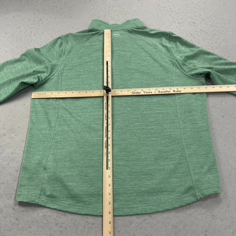 Vineyard Vines Performance Jacket Mens XL Green 1/4 Zip On the Go Sankaty Golf gallery