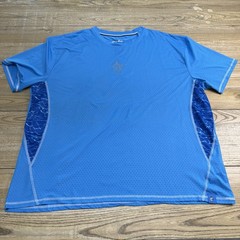 White Water XXXL Blue Breathable Short Sleeve Shirt Fishing Boating Swimming