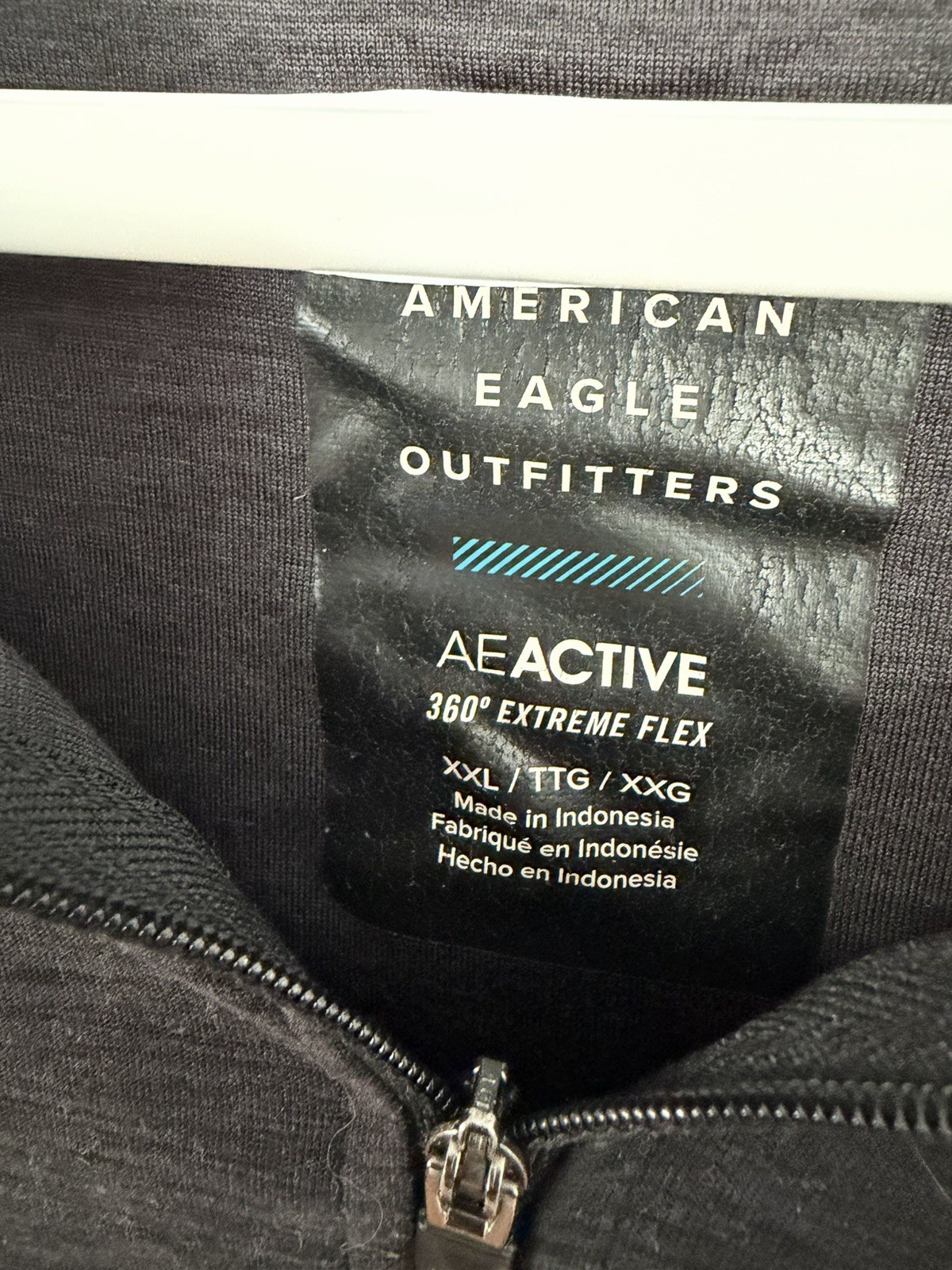 American Eagle AE Active 360° Extreme Flex 1/4 Zip Pullover Black XXL gallery