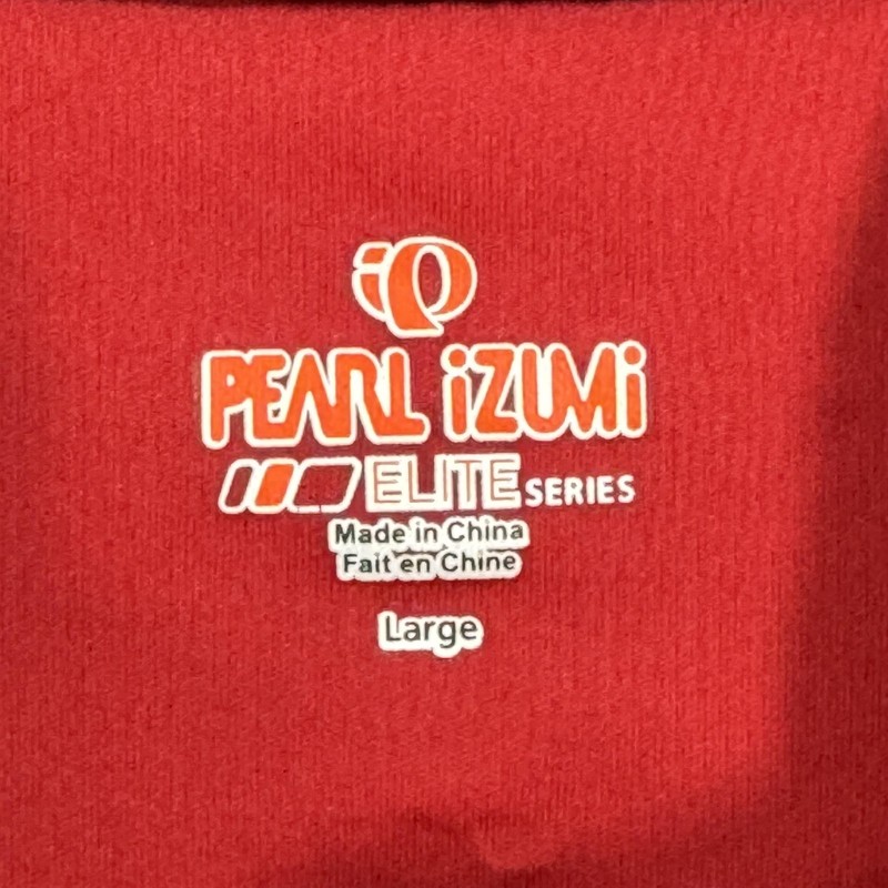 Pearl Izumi Cycling Shirt Mens Large Red Black Elite Series Full Zip Pockets gallery