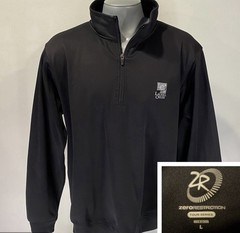 Zero Restriction Tour Series 1/4 Zip Golf Shirt L Large Performance Laurel Creek