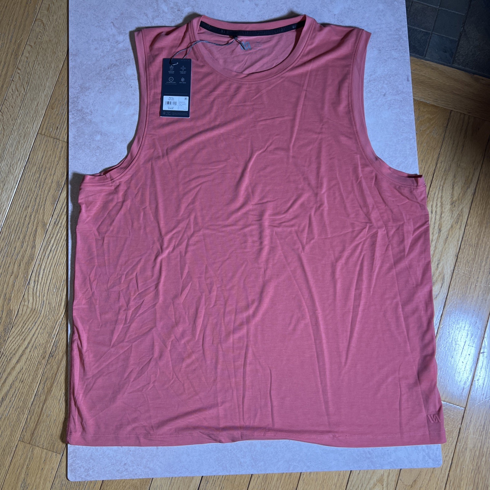 VRST Men's Icon Tank Pink Rouge Size XL gallery