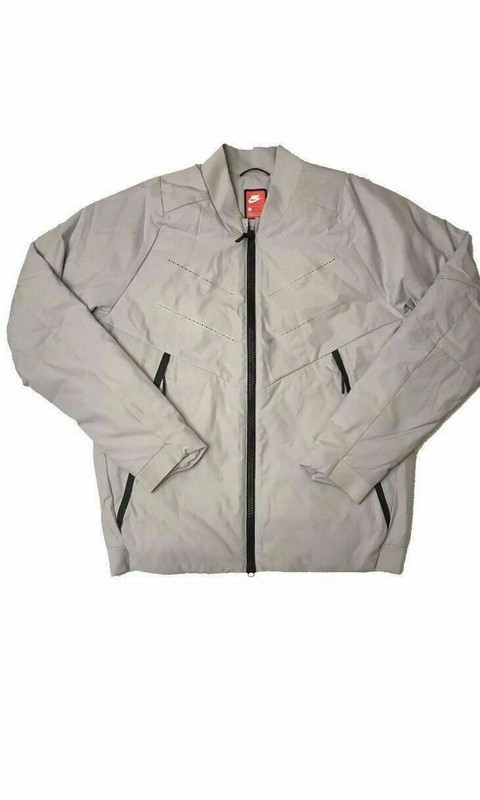 🔥Nike Sportswear Aeroloft Bomber Gray Black Jacket 863726-012 SMALL NWT $325.00 gallery