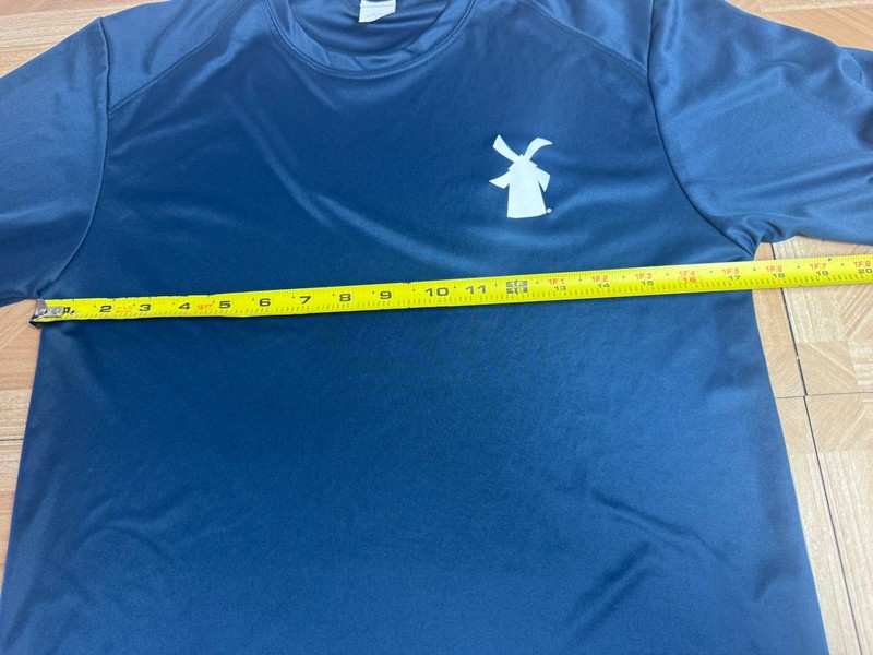Paragon Dutch Bros Shirt Mens Small Blue Long Sleeve UPF 50 Sun Protection gallery