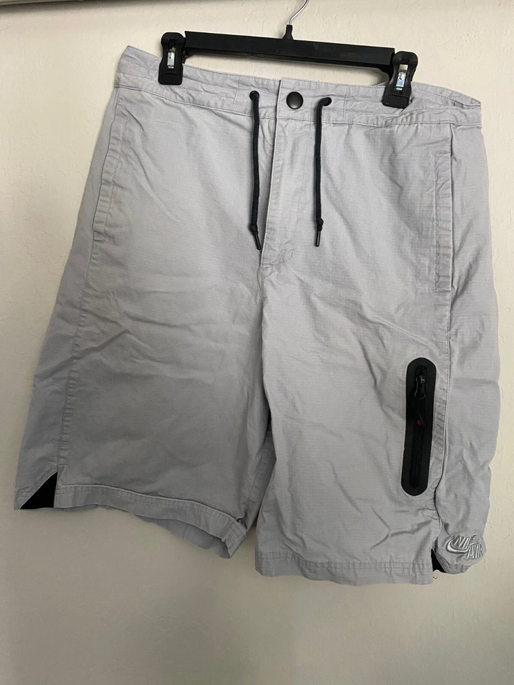Nike Men's Woven Basketball Leisure Shorts NEW $55 646264 012 Wolf Grey SZ L