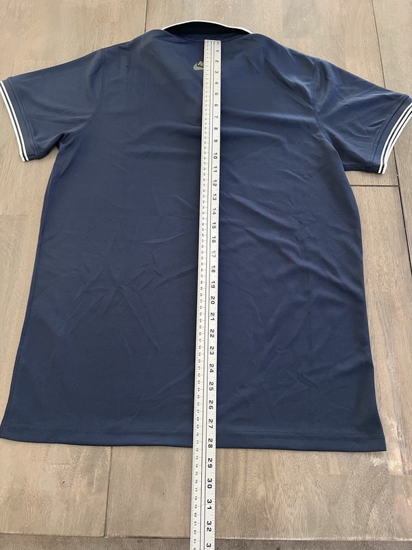 Nike Dri Fit Polo Shirt Men’s 2XL Blue Short Sleeve Swoosh Athletic gallery