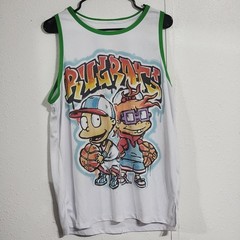 Nickelodeon Rugrats Men’s L Tank Top Basketball Jersey Tommy Chuckie Large