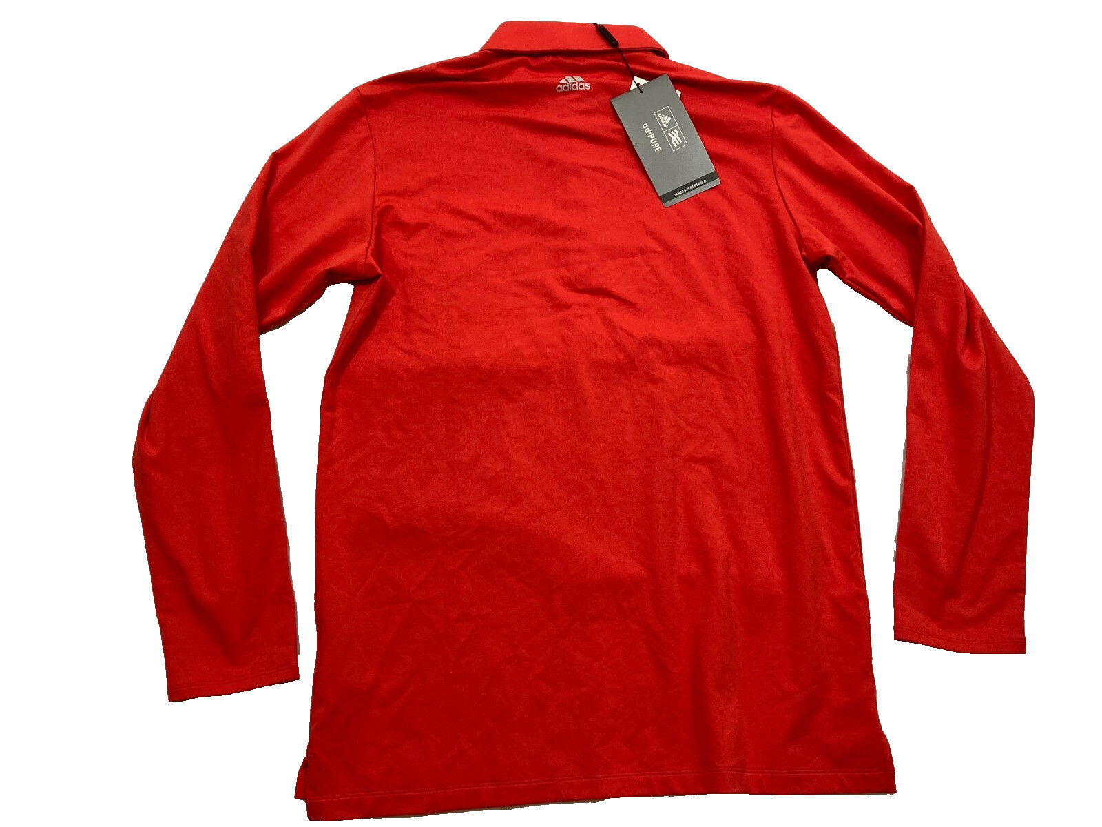 ADIDAS Adipure LYCRA Brand Red Athletic Performance Shirt MEN'S S gallery