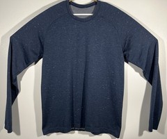 Lululemon Metal Vent Tech Long Sleeve 2.0 Shirt Cosmic Shift True Navy Mens Sz L