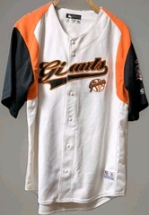 VINTAGE San Francisco Giant Men Baseball Jersey Large White True Fan Logo