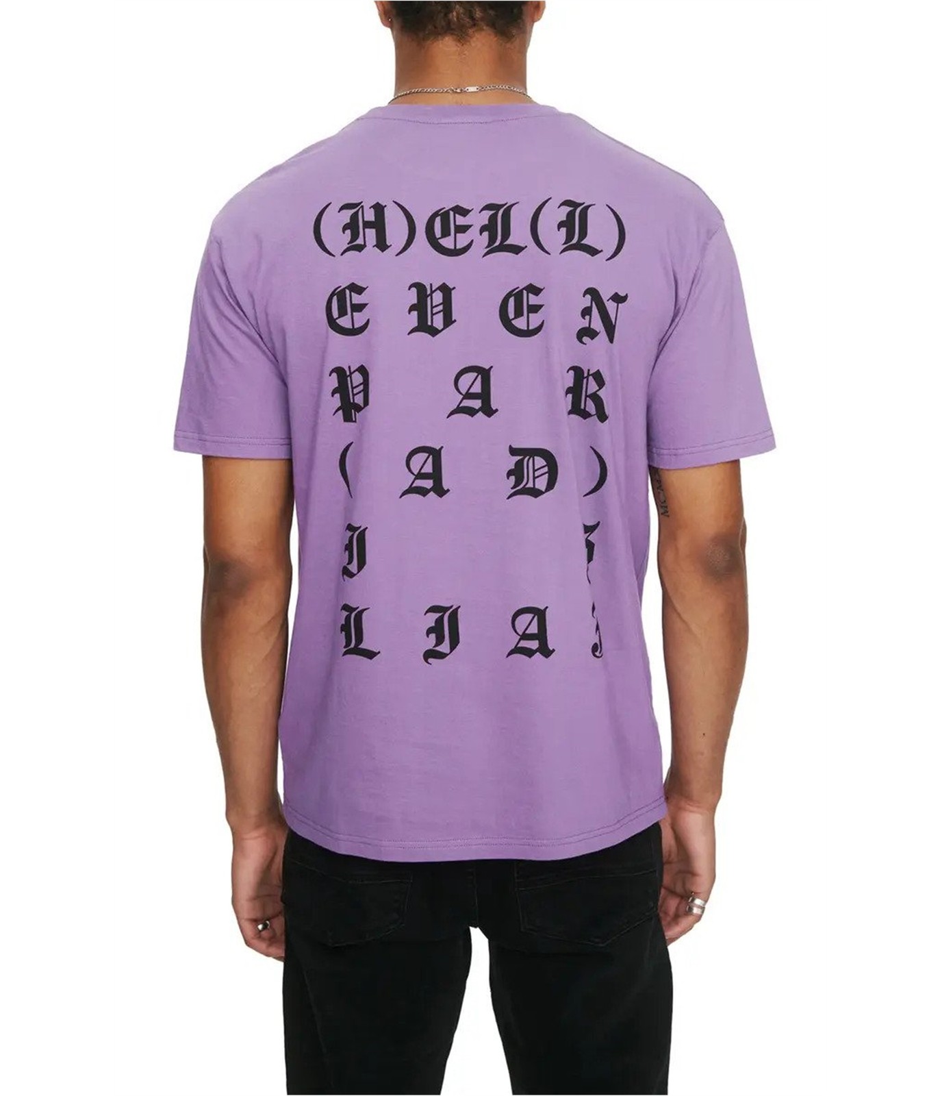Elevenparis Mens Floral Paradise Graphic T-Shirt, Purple, XX-Large gallery