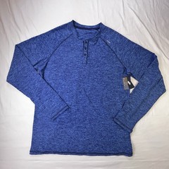 Sodo Athletic Lab Men’s Performance Shirt Long Sleeve Blue Original Fit XXL