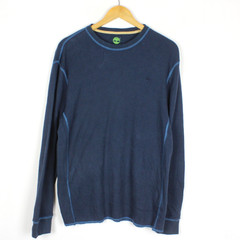 TIMBERLAND Men’s Activewear Size M Blue Cotton Pullover 100% Cotton