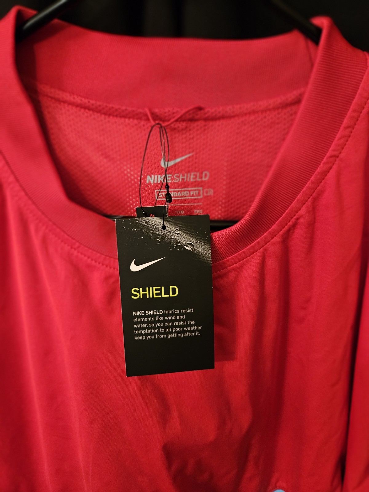 Nike Pullover Mens 2XL Shield Victory Red Blue Crew Golf NWT gallery