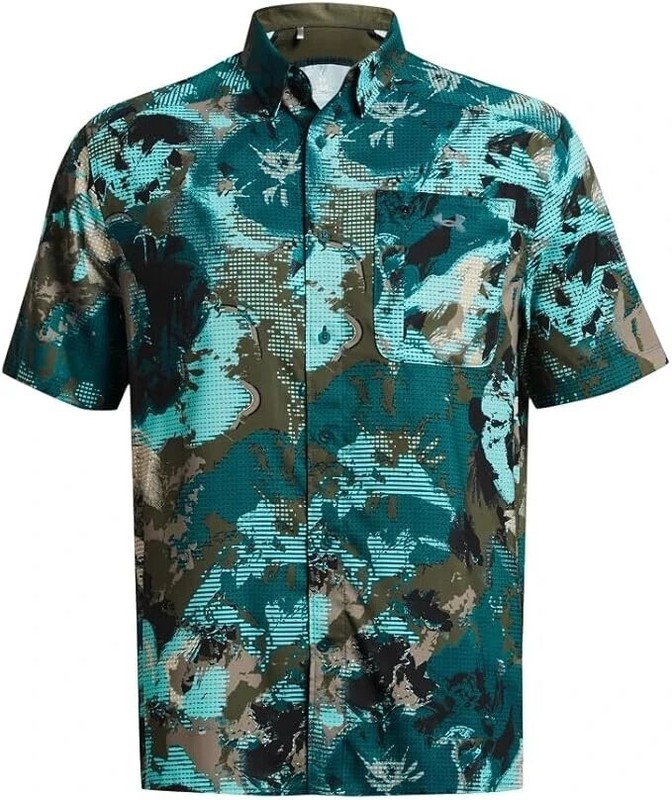 Men's Under Armour Drift Tide Dockside Print Shirt UPF 30 - Size L - NWT gallery